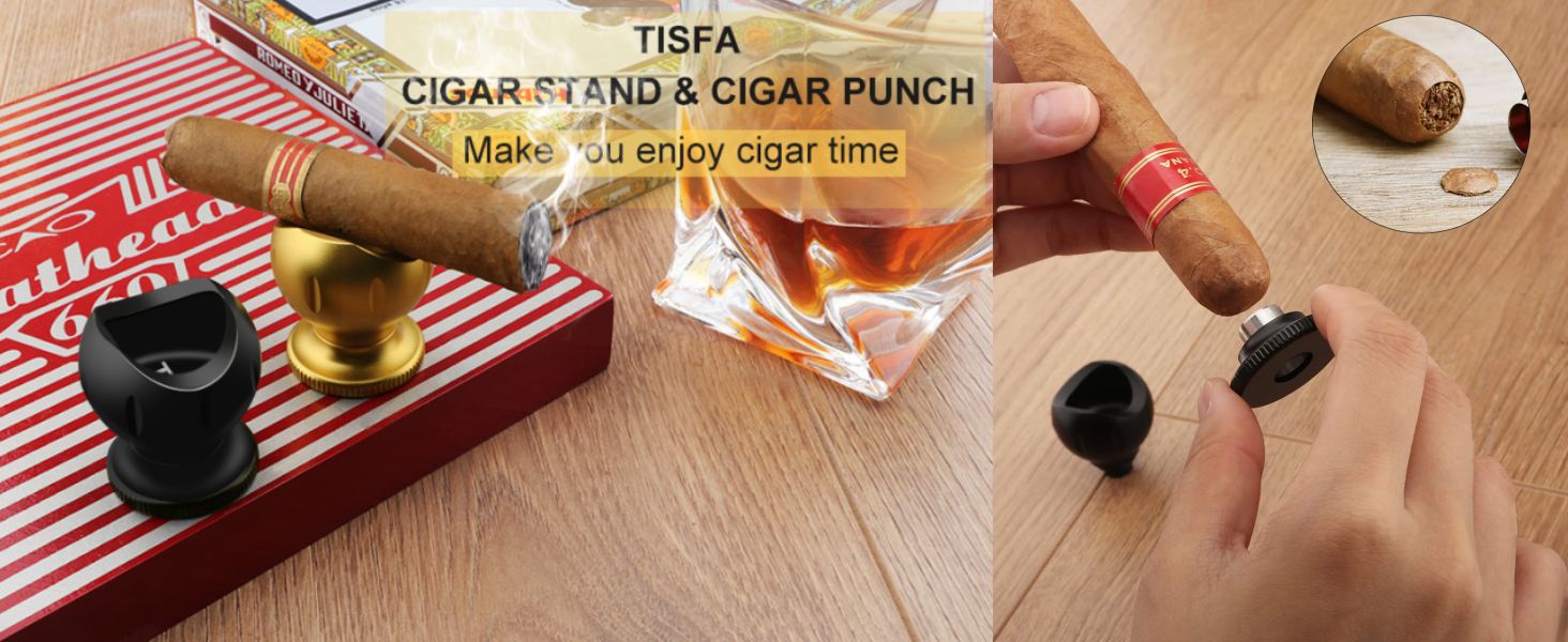 cigar stand with punch