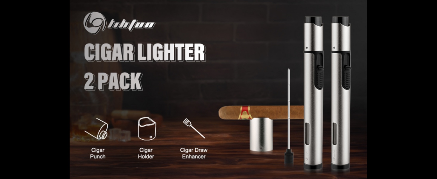 dual single torch lighters